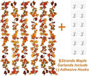 Lvydec 6 Pack Fall Maple Garland - 5.9ft/Strand Artificial Fall Foliage Garland Realistic Maple Leaves Autumn Decor for Home Wedding Halloween Thanksgiving Party by CozyNest Decor