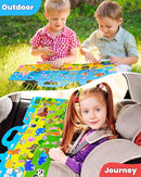 Reusable Sticker Book for Toddlers 2-4 Years, Stickers for Kids, Toddler Sticker Book Ages 1-3, Toddler Craft Activities, Toddlers Travel Toys Ages 2+ Boy Girl Birthday Gifts by TinyTreasures Baby Boutique