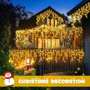 JMEXSUSS 800 LED Icicle Lights for Outside, Icicle Christmas Lights Outdoor, Warm White Christmas Lights for House Holiday Party Wedding Christmas Decorations by GreenHaven Gardens