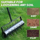 Rolling Lawn Aerator with 42 Spikes, No Assembly Required, Heavy-Duty Manual Lawn Tool for Soil Loosening and Grass Root Growth, Garden Yard Aeration Tool by GreenHaven Gardens