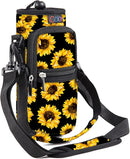 icolor Water Bottle Carrier Bag with Strap 25/32/40 oz Crossbody Bottle Holder with Phone Pocket Sling Sleeve Insulated Neoprene Water Bottle Pouch for Walking Travelling by TinyTreasures Baby Boutique
