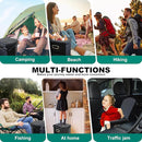 Upgrade XL Portable Toilet for Adults, Extra Large Portable Travel Floding Toilet, Camping Tall Toilets with Lid for Adults and Kids Compact Potty for Car,Hiking,Beach and Camping by TinyTreasures Baby Boutique
