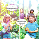 Walkie Talkies for Kids Rechargeable,Toys for Boys and Girls Ages 3-12, 4 Pack Long Range 2-Way Radios, Birthday Gifts,Christmas Stockings, Outdoor Play, Family Games, Hiking Camping Gear by TinyTreasures Baby Boutique