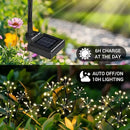 Solar Garden Decor Lights Outdoor, Solar Powered Lights Waterproof for Yard Patio Porch Flowerbed, Fairy Gardening Supplies Gifts Firwork (2 Pack) by GreenHaven Gardens