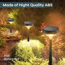 Linkind Solar Pathway Lights 8 Pack, Solar Lights Outdoor, Warm White Solar Path Lights Waterproof, Solar Lights for Walkway Yard Landscape Garden by GreenHaven Gardens