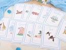 Boy Watercolor Milestone Cards - My First Monthly Milestone Cards,Blue Boy 12 Monthly Newborn Photos(Cards-1) by TinyTreasures Baby Boutique
