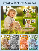 Digital Camera, Camkory FHD 1080P Kids Camera 44MP Point and Shoot Digital Cameras with 32GB SD Card, 16X Zoom, Two Batteries, Lanyard, Compact Small Camera for Kids Boys Girls by TinyTreasures Baby Boutique