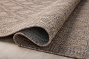 Loloi Amber Lewis Topanga Collection TOP-06 Natural/Mist 5'-3" x 7'-6" Indoor/Outdoor Area Rug by CozyNest Decor