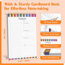 To Do List Notepad, Daily Planner Notebook with 52 Tear-off Sheets, Undated Writing Organizer for Daily Tasks and Goal, Coiled Task Track Checklist Productivity Pad for Office, Classroom, Home, School by TinyTreasures Baby Boutique