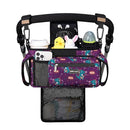 TOPDesign Universal Baby Stroller Organizer, Stroller Caddy with Detachable Mesh Bag & Heightened Insulated Cup Holders & Non-Slip Secure Hooks Accessories, Fits Most Strollers (Music Crocodiles) by TinyTreasures Baby Boutique
