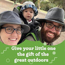 Hiking Baby Carrier Backpack - Comfortable Toddler/Baby Backpack Carrier System with Diaper Change Pad, Insulated Pocket + Rain and Sun Hood to Protect Your Child by TinyTreasures Baby Boutique