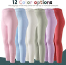 12 Pack Girls Leggings Toddler Girl Pants Casual Yoga Pants for Girls High Waisted Stretch Leggings Kids by TinyTreasures Baby Boutique