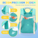 SUN EIGHT Kids Backpack with Plush Toy – Cute & Durable School Bag for Toddlers and Kindergarten by TinyTreasures Baby Boutique