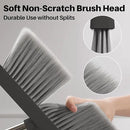 JOYMOOP Black Broom and Dustpan Set with 56” Handle, Upright Angle Design for Pet Hair and Hard Floor Sweeping by CozyNest Decor