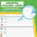 Magic Grooved Writing Practice for Kids - Grooved Handwriting Practice for Kids 5-7 8-10- Magic Copybooks for Kids Letter Tracing Books for Ages 3-5 Toys for Ages 5-7 - Preschool Learning Activities by TinyTreasures Baby Boutique