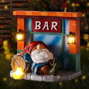 WINTS Garden Gnomes Solar Lights,Solar Gnomes Outdoor,Funny Garden Gnomes Decoration for Lawn,Balcony,Yard,Patio Gnome Gifts for Mom,Men by CozyNest Decor