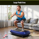 FLYBIRD 4D Vibration Plate 500 LBS Capacity, Oscillation, Linear, Pulsation Vibration Plate Exercise Machine, Triple Motors Vibration Plate for Bone Density Building & Lymphatic Drainage by CozyNest Decor