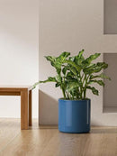 LE TAUCI 12 Inch Pots for Plants, Ceramic Large Plant Pot for Indoor Plants, Mid-Century Modern Flower Planter Pots with Drainage Hole and Removable Plug, Round Planter Pot, Reactive Glaze Blue by CozyNest Decor