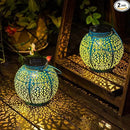 TAKE ME Solar Lanterns Outdoor Lights Waterproof Garden Lanterns for Patio,Outside Mothers Day Gifts Mom Wife Grandma Birthday Gifts [Set of 2] by GreenHaven Gardens