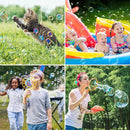 Roberly 25 PCS Big Bubble Wands Set with Tray Solution, Giant Bubbles Wands Toys for Kids Adults Summer Outdoor Activities Birthday Gifts Party Favors by TinyTreasures Baby Boutique