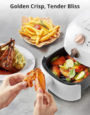 COMFEE' Compact 2.1 Quart Air Fryer with 12 Menu Options, Adjustable Timer & Temperature Control 180-400 degrees F, Dishwasher-Safe Nonstick Fry Basket with Stainless Steel Finish by CozyNest Decor