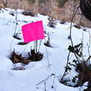 Pink Marking Flags 1000 Pack - 4x5x15 Inch Pink Flags for Yard - Markers For Lawn, Irrigation, Landscaping, Survey & Sprinkler Head Marking by GreenHaven Gardens