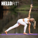 Hello Fit 10-Pack Yoga Mat, 68" x 24" Non Slip Exercise Mat, 4mm Thick Gym Mat for Fitness and Stretching, Bulk Non Toxic Yoga Mats for Schools and Studios by TinyTreasures Baby Boutique