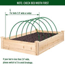 MAXPACE Greenhouse Hoops for DIY 2.8ft or Wider Grow Tunnel, Rust-Free Fiberglass Support Hoops Frame for Garden Fabric, DIY Plant Support Garden Stakes, Gardening Supplies, 25pcs