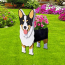 Concepts Welsh Corgi Dog Planter Plant Pots,Cute Garden Dog Flower Planter,Dog Planters Birthday Gifts for Women,Office,Indoor/Outdoor Decor （9.45 * 5.51 * 13.35in） by GreenHaven Gardens