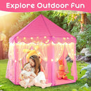 Monobeach Princess Tent Girls Large Playhouse Kids Castle Play Tent with Star Lights Toy for Children Indoor and Outdoor Games, 55'' x 53'' (DxH) by TinyTreasures Baby Boutique