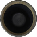 Sunnydaze 19.5-Inch Arabella Large Plant Pot - Polyresin Round Outdoor Planter with Drillable Drainage Holes - 4 Pack - Sable by CozyNest Decor