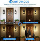 VIANIS Porch Lights Outdoor with Motion Sensor, Dusk to Dawn Outdoor Wall Lights Lantern, Anti-Rust Matte Black Outside Light Fixture Sconce for House, Patio, Garage, Waterproof by GreenHaven Gardens