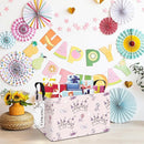 FANKANG Storage Bins, Nursery Hamper Canvas Laundry Basket Foldable with Waterproof PE Coating Large Storage Baskets for Kids Boys and Girls, Office, Bedroom, Clothes,Toys(Rec-Princess Castle by TinyTreasures Baby Boutique