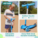 Gotrax KS1 Kids Kick Scooter, LED Lighted Wheels and 3 Adjustable Height Handlebars, Lean-to-Steer & Widen Anti-Slip Deck, 3 Wheel Scooter for Boys & Girls Ages 2-8 and up to 110 Lbs by TinyTreasures Baby Boutique