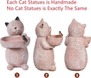 Cat Garden Statue Outdoor Decor Sculptures 12.3 Inch Height Figurine Gardening Lawn Ornament Gifts for Women by GreenHaven Gardens