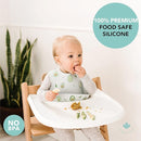 Loulou Lollipop Soft, Waterproof Silicone Feeding Bib for Babies and Toddlers by TinyTreasures Baby Boutique