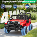 2 Seater Ride On Car Truck with Remote Control XL, Kids 24V Battery Powered Electric Vihicle w/21 in Seat, 3 Speeds, 2WD/4WD Switichable, Shock Absorbers,Bluetooth, Flower, Gift Choice by TinyTreasures Baby Boutique