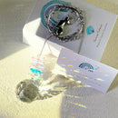 Cat Memorial Suncatcher - Lost of Cat Bereavement Gift Idea, Cat Loss Sympathy Gifts, Pet Memorial Gifts, Thoughtful Cats Remembrance Sun Catcher, Passing Away Remembrance Memory Gift by GreenHaven Gardens