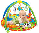 Baby Toddler Fold Acctivity Gyms Play Mats Colorful Baby Play Pad with Animal Toys, Lion by TinyTreasures Baby Boutique