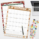 Wall Calendar 2025-2026 Large with Spiral Bound, 18 Month Big Calendar from Jan 2025 to Jun 2026, Vertical Large Monthly Desk Calendar 2025-2026 for Wall, Calendario 2025 (17"x22") by TinyTreasures Baby Boutique