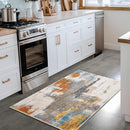 Entrance Rug 2x3 Indoor Door Mats for Entryway Modern Abstract Washable Rugs Grey Rug Non Slip Throw Rugs for Bedroom, Kitchen, Front Door Entryway by TinyTreasures Baby Boutique