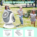 Big Bubble Machine - Automatic Bubbles Blower for Kids, Toddlers - 360° Oscillation & 75° Adjustment, Bubble Toys with LED Light - Gifts for Boys, Girls, Easter, Outdoor, Birthday, Party Use by TinyTreasures Baby Boutique