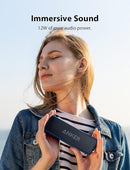 Anker Soundcore 2, 12W Dual-Driver, Portable Bluetooth Speakers for Daily Use, and Wireless, 24-Hour Playtime, IPX7 Water Resistant, Built in Mic, 66 ft Bluetooth Range- Navy Blue by TinyTreasures Baby Boutique