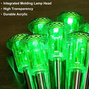 DenicMic Halloween Solar Lights Outdoor 10 Pack Green LED Waterproof Yard Garden Patio Backyard Pathway Walkway Landscape Lawn Outside Halloween Decorations Outdoor by CozyNest Decor
