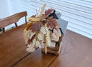 Fall Themed Decorative Wooden Hurricane Candle Lantern - Candle Holder Fall Decor for Home Farmhouse Indoor Outdoor Table Shelf - 14" Tall by CozyNest Decor