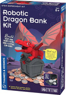 Thames & Kosmos Robotic Dragon Bank Kit | Hands-on STEM Construction Toy, Build a Mechanical Dragon Coin Bank, Explore Electric Circuits & Engineering, Educational Birthday Gift, Boys & Girls Ages 8+ by TinyTreasures Baby Boutique