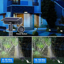 Toodour Solar Spot Light Outdoor, 4 Pack Solar Lights Outdoor with 2 Modes, Waterproof Solar Powered Flood Lights Landscape Lighting for Yard Garden Home Pathway Walkway Outdoor Decor - Cool White by GreenHaven Gardens