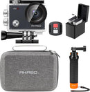 AKASO V50X Native 4K30fps WiFi Action Camera with EIS Touch Screen 4X Zoom 131 feet Waterproof Camera Support External Mic Remote Control (with Floating Hand Grip and Carry Bag) by TinyTreasures Baby Boutique