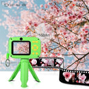SUZIYO Kids Video Camera with Stand, Best Christmas Birthday Gifts Toys for Children, Toddlers Selfie Digital Camcorder 1080P 2.4 Inch HD for Age 4-9 Years Old Boys Girls with 32G SD Card, Green by TinyTreasures Baby Boutique