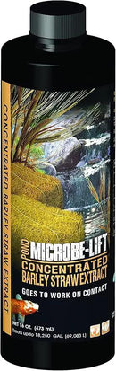 MICROBE-LIFT MLCBSE500 Concentrated Barley Straw Extract Conditioner for Ponds and Outdoor Water Garden, Safe for Live Koi Fish, Plants, and Decorations, 16 Ounces by GreenHaven Gardens